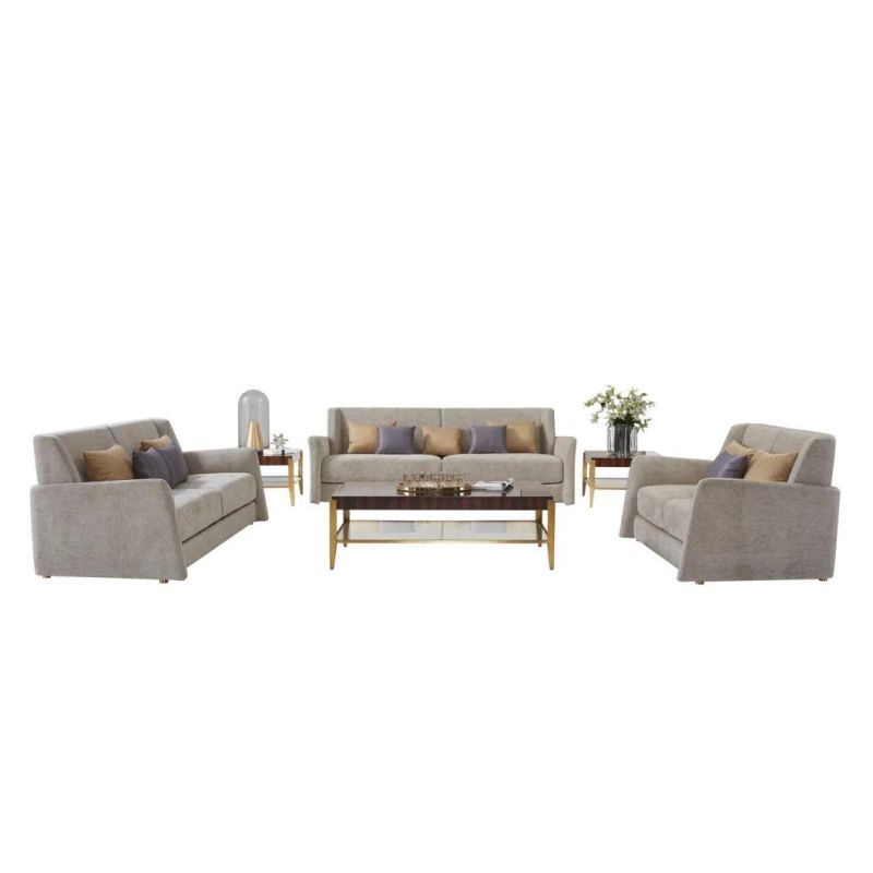 Home Hotel Villa Apartment Furniture Bedroom Living Room Fabric Sectional Sofa