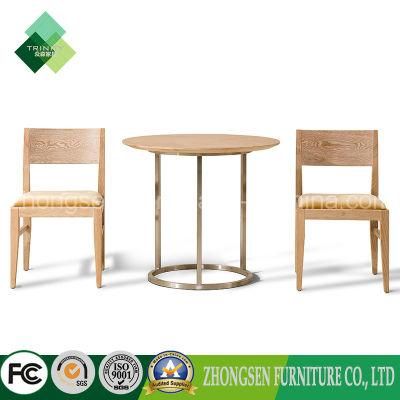 Modern Simple Style Wooden Tables and Chairs for Living Room