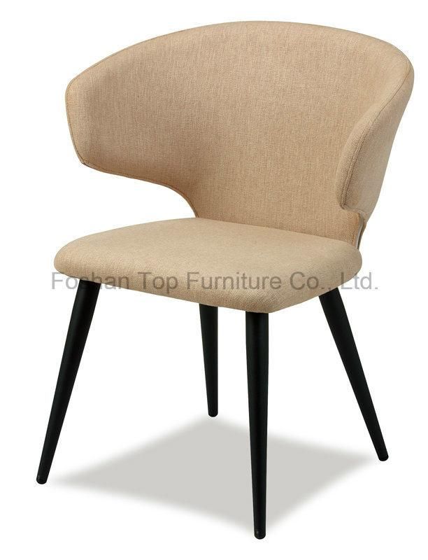 New Design Steel Frame Leisure Fabric Coffee Arm Chair