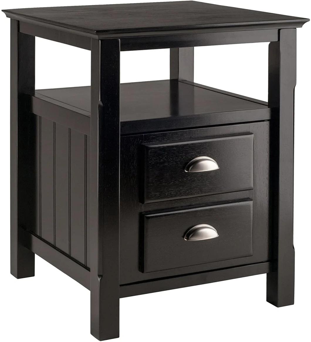 Bedside Table for Home Furniture Bedroom Organizer 2 Layers Nightstand with Drawer Bedside Table Drawer Cabinet