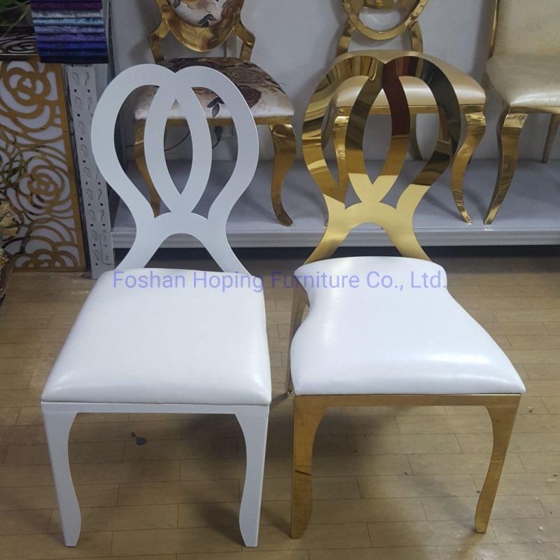 Modern Luxury Banquet Canton Chair Steel Wedding Reception Chairs for Rent