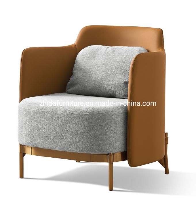 Modern Restaurant Leather Chair Fabric Chair Living Room Chair