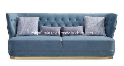 Luxury Classic High Back Fabric Sofa for Living Room Furniture