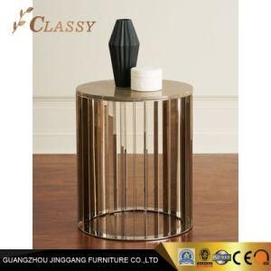 Luxury Metal Table Living Room End Table Marble Side Table