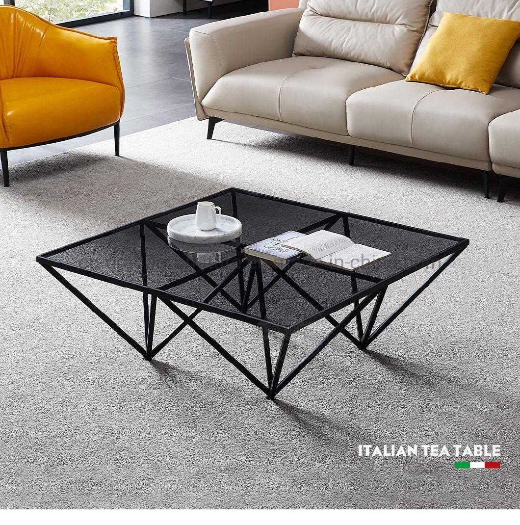 Chinese Supplier Living Room Furniture Design Modern Glass Coffee Table