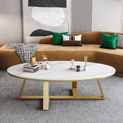 Small Living Room Furniture Combination Set Italian Light Luxury Coffee Table High Modern Coffee Table