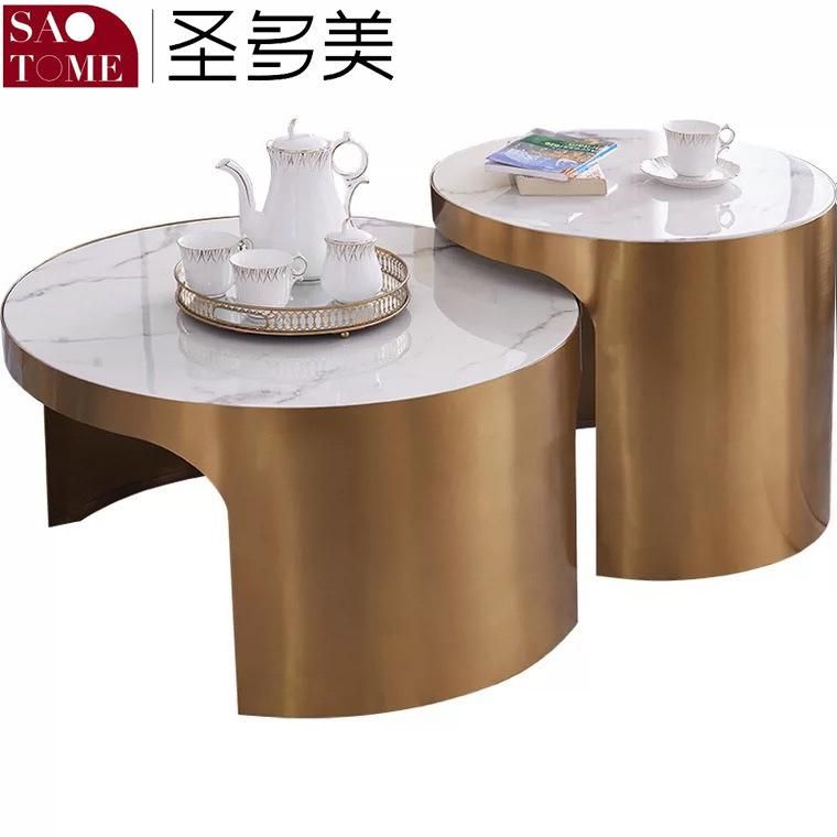 Modern Popular Living Room Furniture Rock Board Tea Table