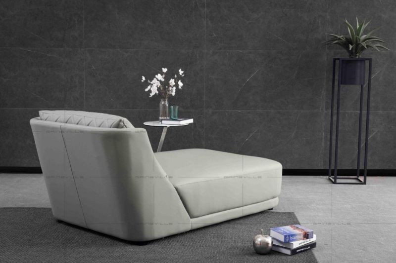 Modern Home Furniture Sofa Leisure Sofa Leather Sofa Lounge Chaise for Home Hotel Villa Usage GS9019