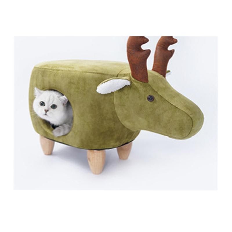 Li&Sung Christmas Animal Stool New Design Cute Elk Stool