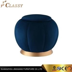 Quality Modern Round Upholstered Tufted Stool Ottoman