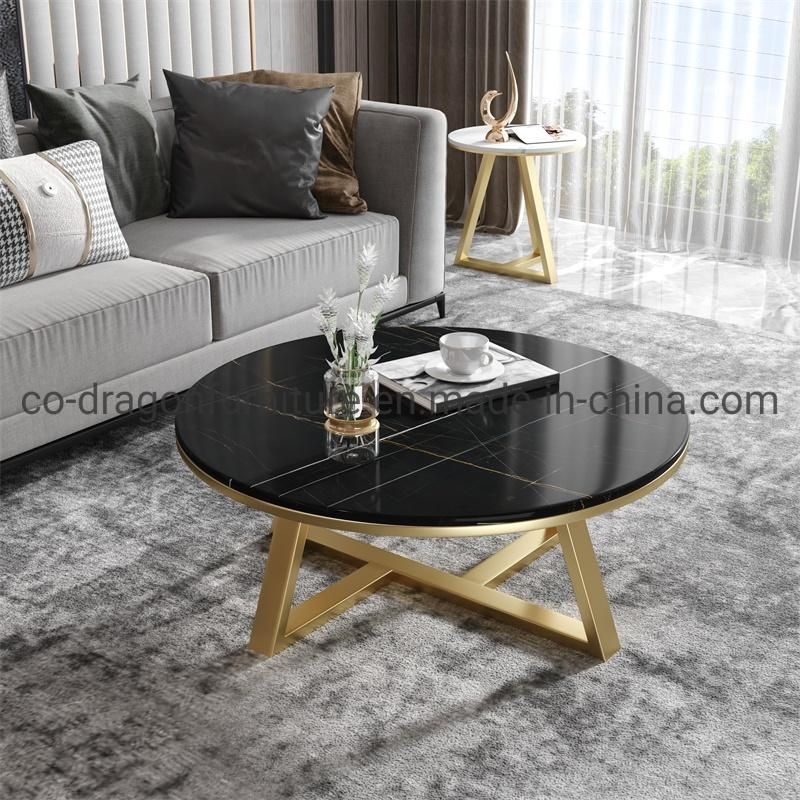 China Wholesale Stainless Steel Coffee Table Group for Home Furniture