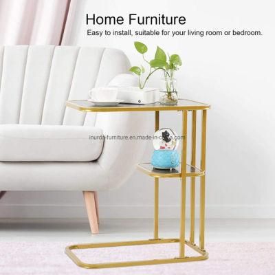 Nordic Living Room Simple Furniture Metal Receptacle Sofa Side Table