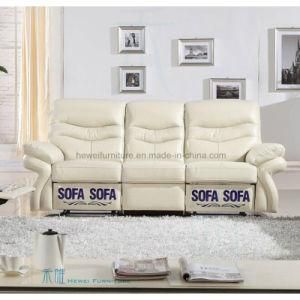 Modern Leather Recliner Sofa Set for Home Theater (DW-7012S)