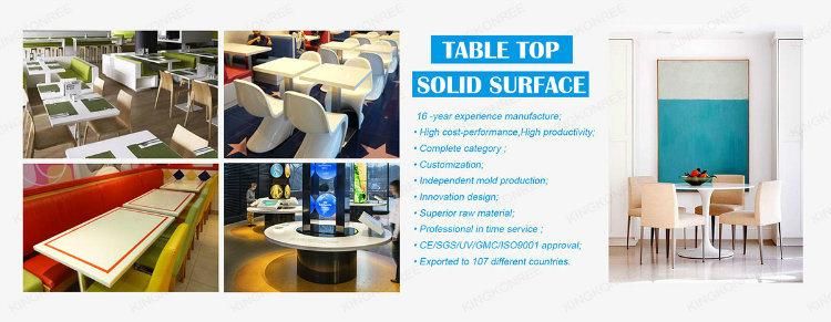 Artificial Stone Solid Surface Hotel Side Tables