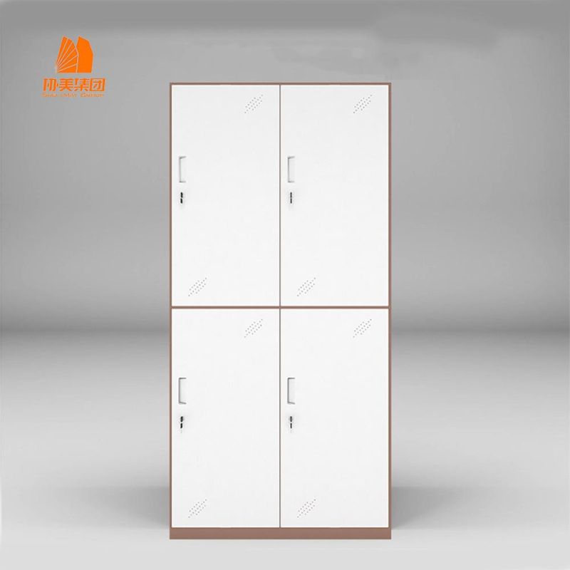 Factory Direct Sale, Knock-Down Construction, School or Public Lockers, Steel 9 Dower Storage Cabinet, Metal Wardrobe.