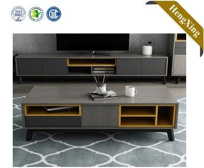 2020 Simple Model Center Table Living Furniture Grey Top Coffee Table Set