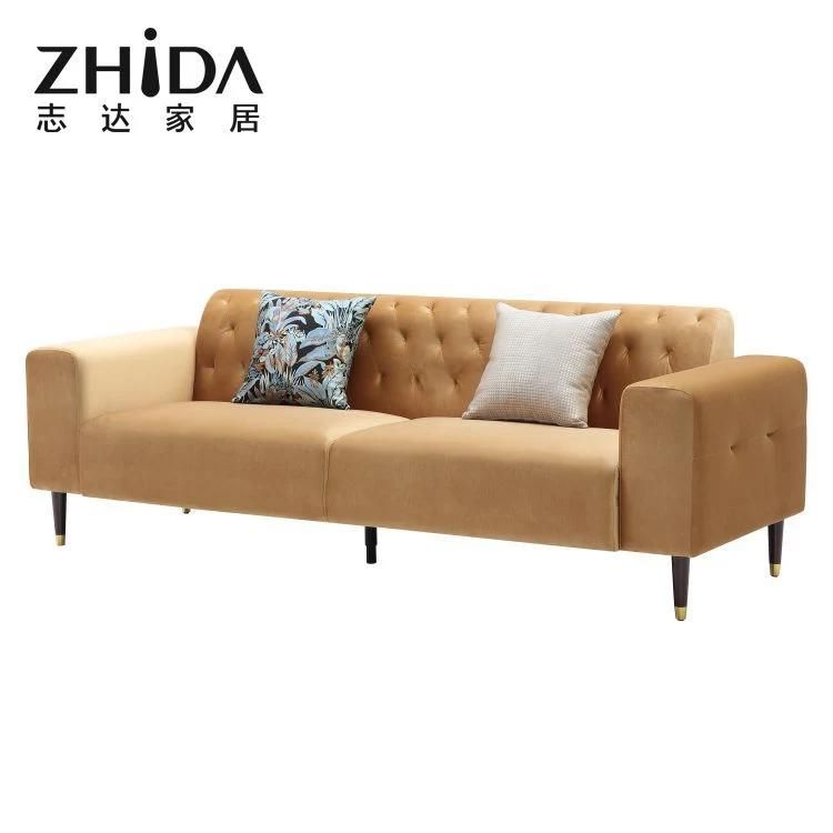 Good Price Wholesale High-End Department Use Comfort Luxury Sofa Classic Tuffed Sofa Couch Foshan Sofa Factory Directly Sale