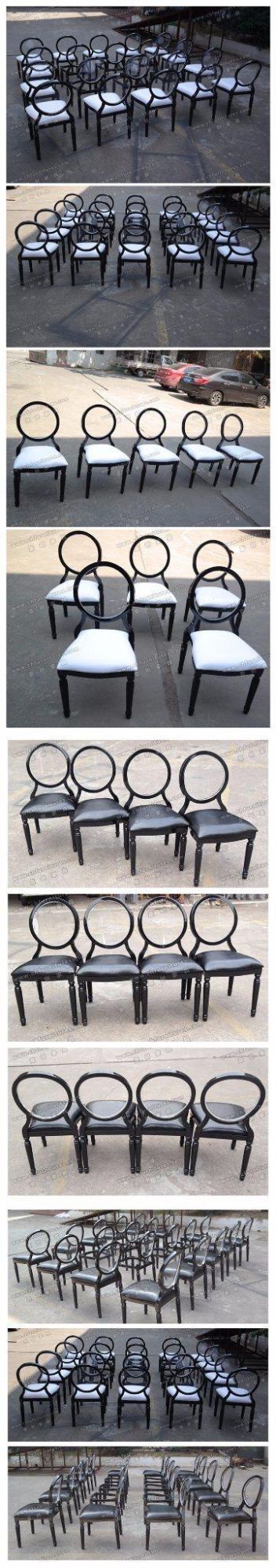 Foshan Silver Aluminum Louis Dining Chair for Banquet and Hotel (YC-D86-1)