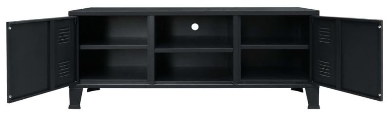 Steel TV Stand Cabinet Media Storage Cabinet