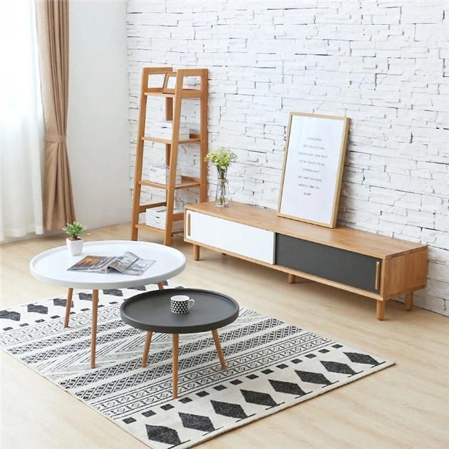 Simple Modern Living Room Furniture Wooden TV Stand Cabinet Sliding Door