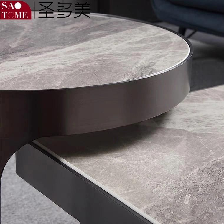 Modern Hotel Living Room Furniture Two Specifications of Four Legged Tea Table