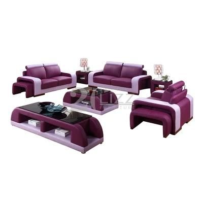 Online Promotion Modern Home Furniture Set Living Room Leather Sofa