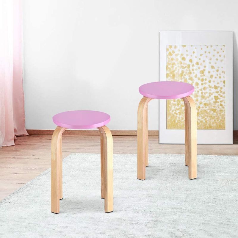 Modern Living Room Bedroom Universal Furniture Children Solid Wood Simple Stool