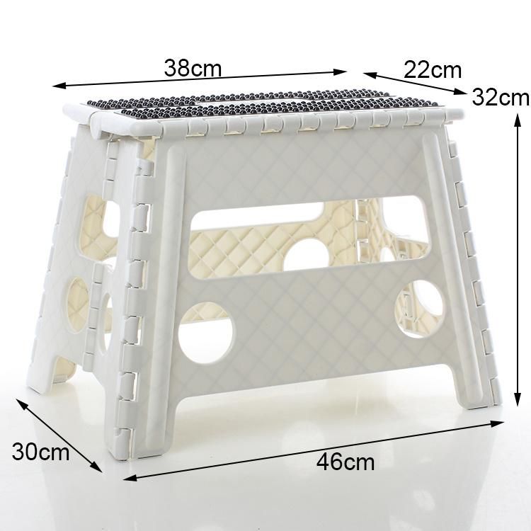 White Massage Portable Foldable Portable Plastic Stool