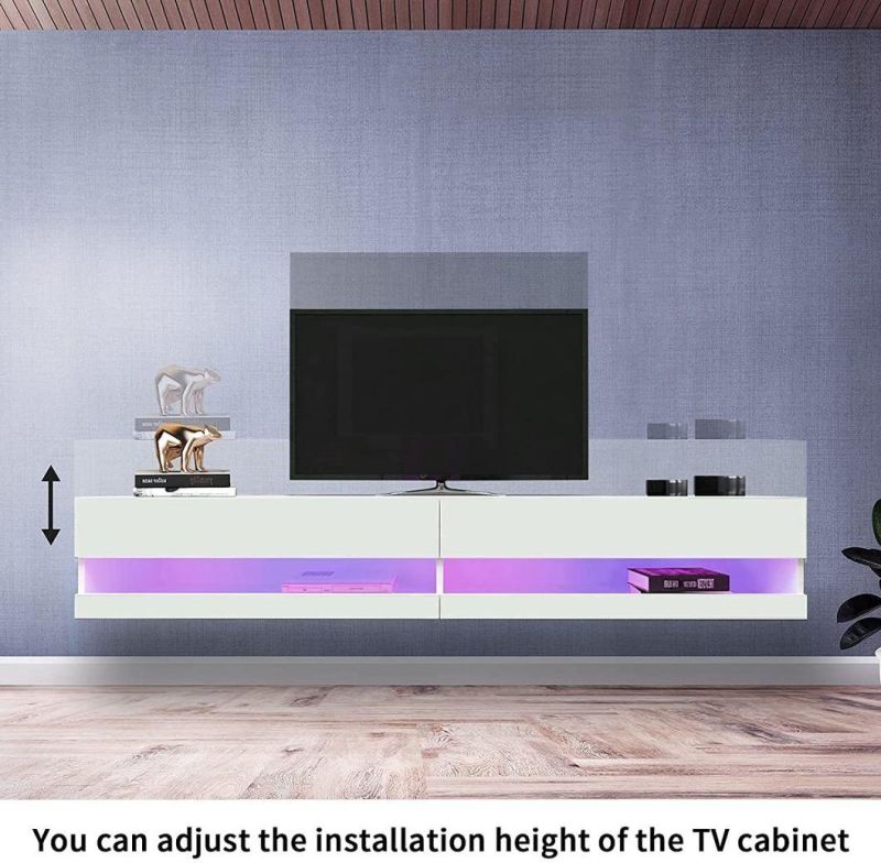 Living Room Furniture MFC TV Storage Cabinet with LED