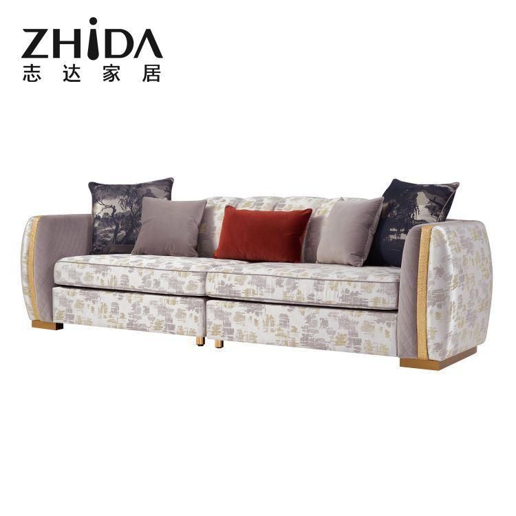 Hot Sale 3+2+1 European New Modern Classic Sofa with Comfort Seaters Special Functional Backrest Comfort Sofa Couch Foshan Sofa Mnaufacturer