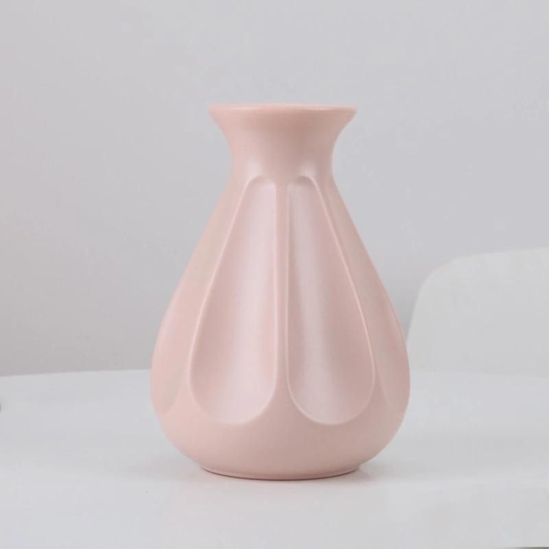 007 Creative Nordic Plastic Small Vase Living Room Decoration