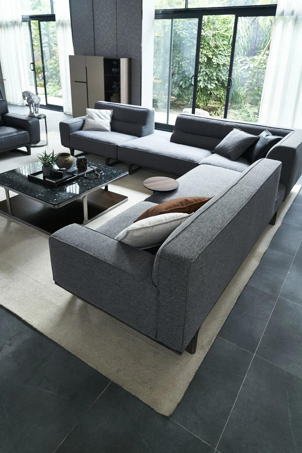 PF92 Corner Sofa Fabric Sofa, Latest Design Sofas, Italian Design Living Set in Home and Hotel Furniture Customization