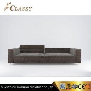 Modern Hotel Commercial Furniture Office Brown Velvet Sofa Set