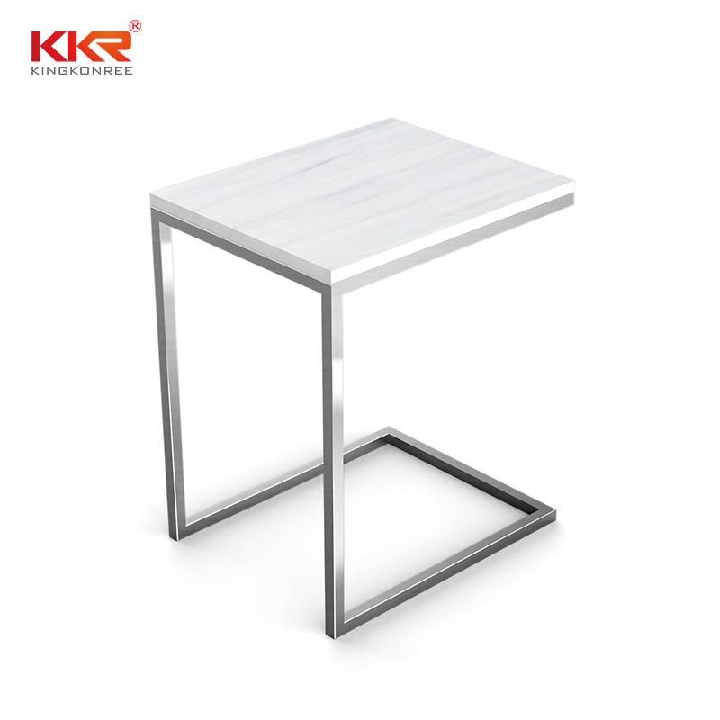 Artificial Stone Solid Surface Hotel Side Tables