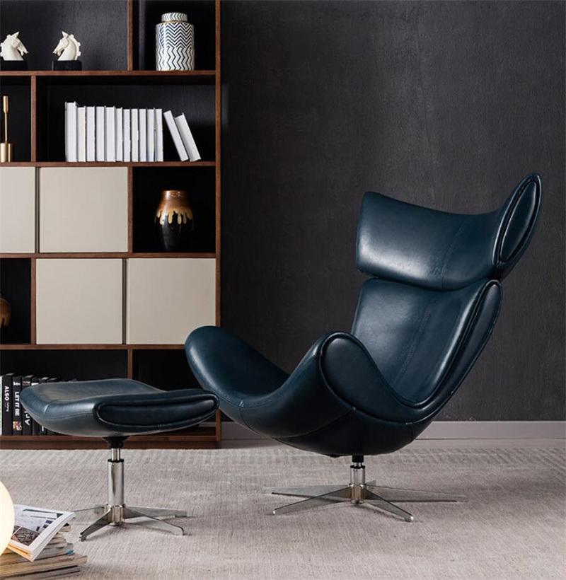 Modern Minimalist Other Leather Furniture Leather Tiger Chair