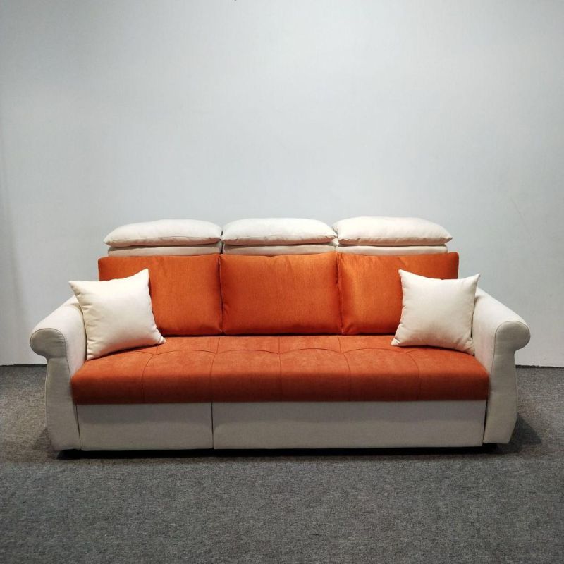 Mix Color Three Seater Sofabed with Elegant Design