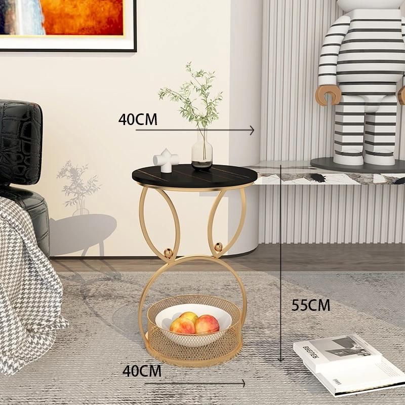 New Arrival Luxury Living Room Tea Side Table Metal Coffee Table for Home Hotel Apartment