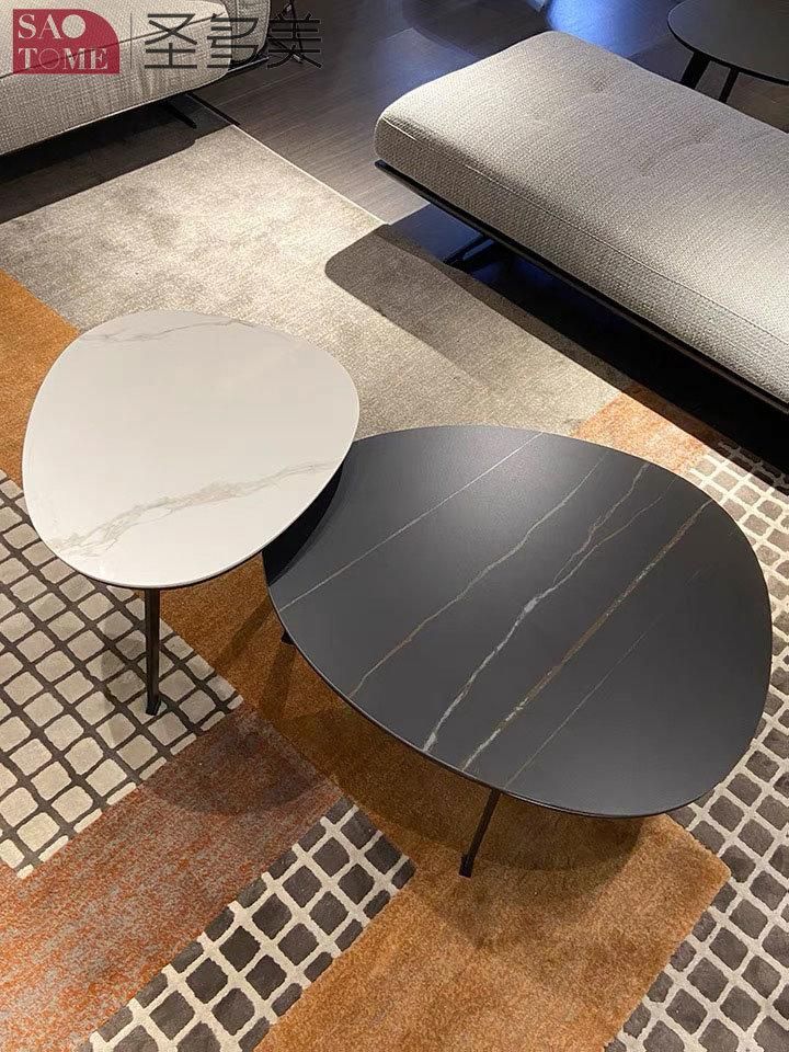 New Style Separate Home Furniture Living Room Coffee Table Metal Side Table Melamine Laminated Tea Table