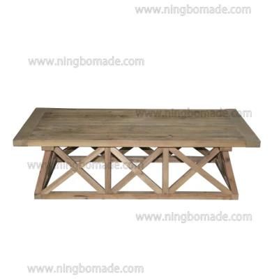 Classic Chic Eco-Friendly Paint Furniture Natural Reclaimed Pine Coffee Table