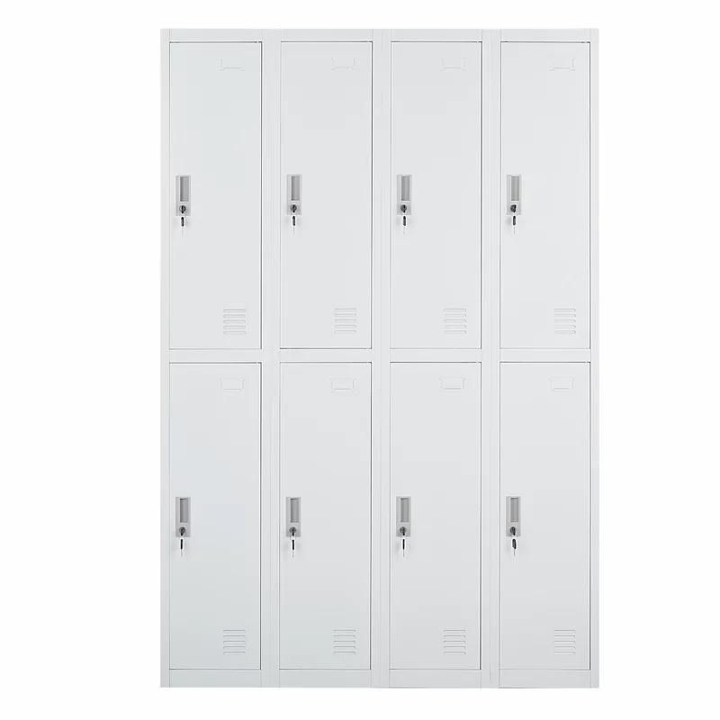 Hot Sale 8 Door Storage Steel Wardrobe Metal Gym Locker Casillero Gimnasio