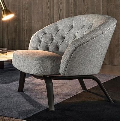 New Luxury Hotel Furniture Lobby Living Room Single Sofa Chair