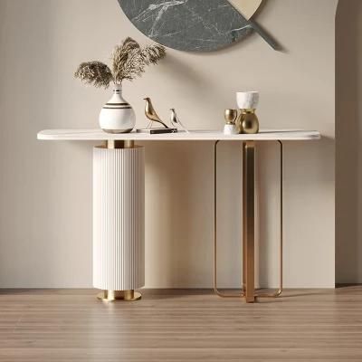 Nordic Porch Table Against The Wall Creative Minimalist Art Modern Slate Partition Corridor Strip Case Long Table for Table