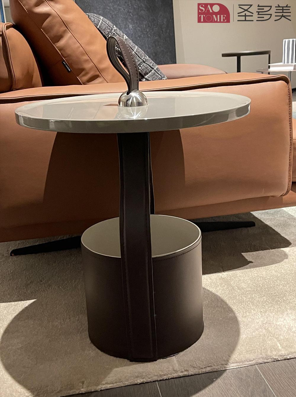 Living Room Home Furniture Stainless Steel Round Irregular Shape Table