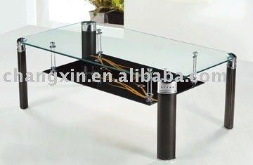 Factory Direct Sales Ellipse Glass Coffee Table