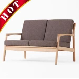 Modern Beech Wooden Single Sofa Set for Living Room