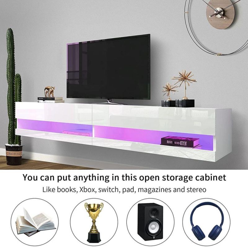 Living Room Furniture MFC TV Storage Cabinet with LED