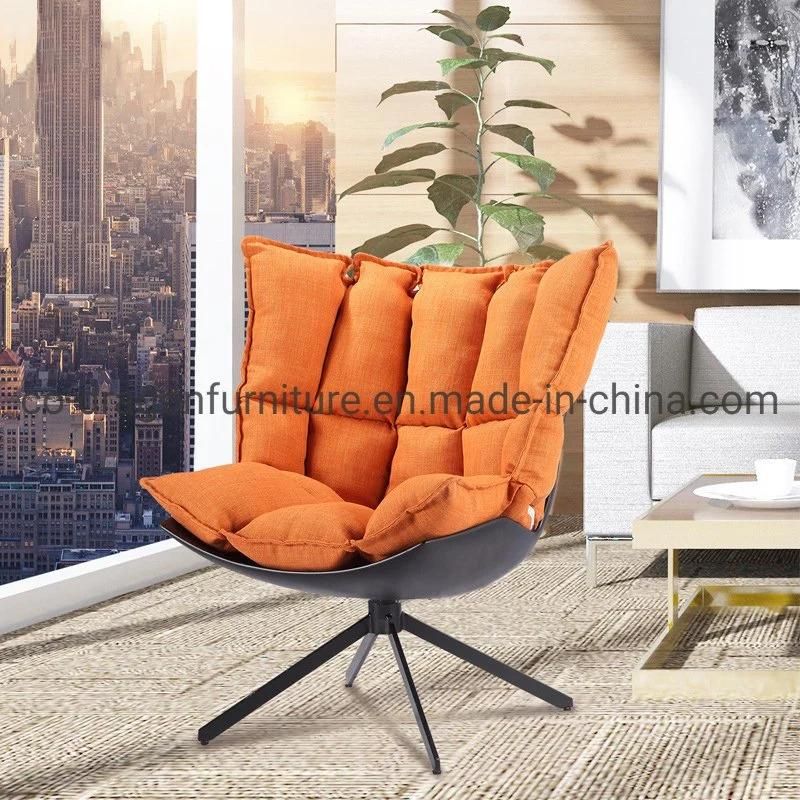 Fashion Home Furniture Glass Plastic Leisure Chair with Wooden Legs