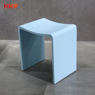 Corian Solid Surface Stone Small Modern Bathroom Step Stool Bathroom Steam Shower Stool