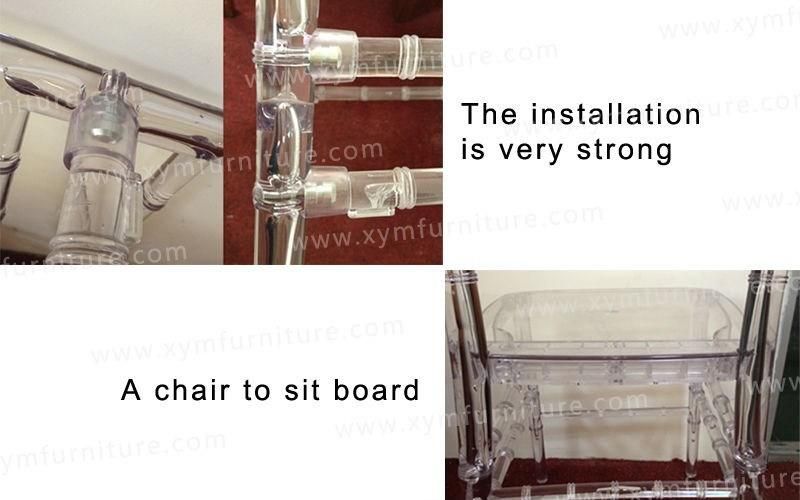 Wholesale Elegant Crystal Clear Chiavari Wedding Chair