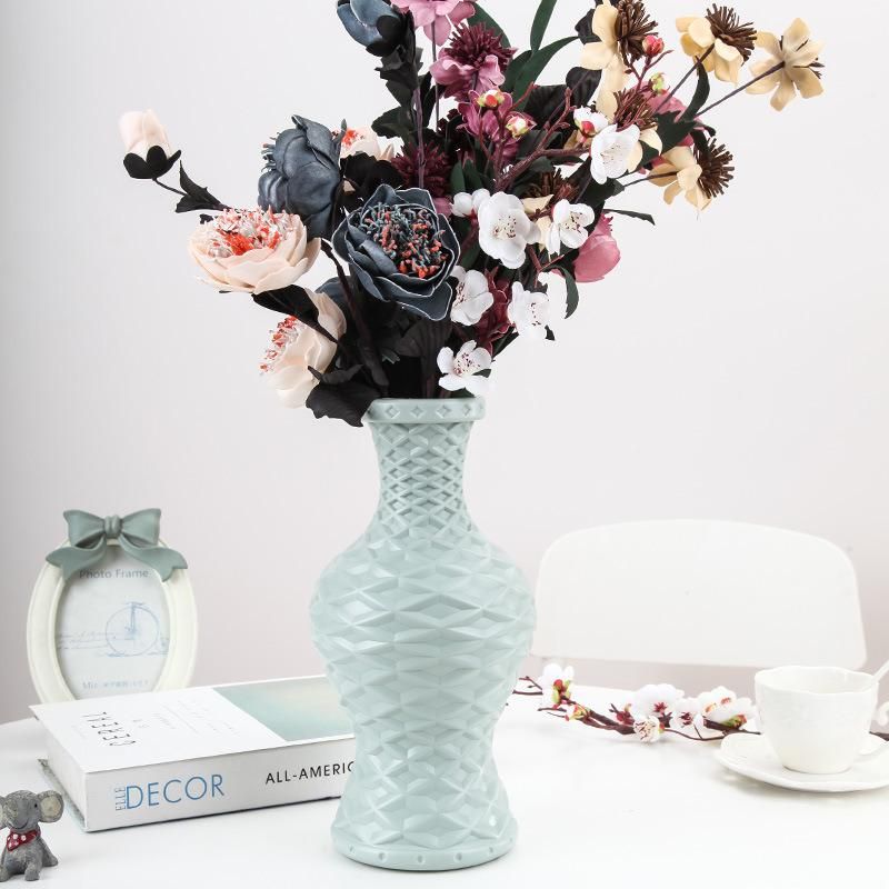 Inno-As013 Nordic Plastic Imitation Glaze Vase for Home Use Eco-Friendly